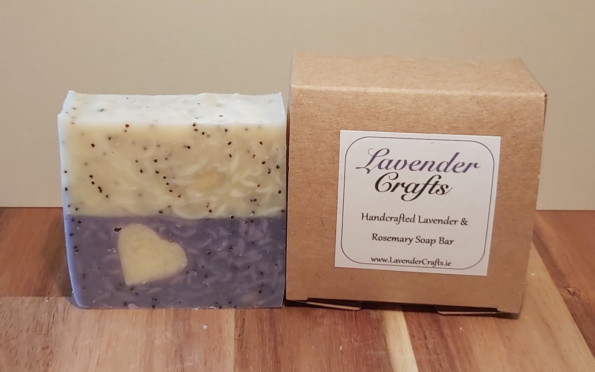 Handmade Lavender & Rosemary Scented Soap image 0