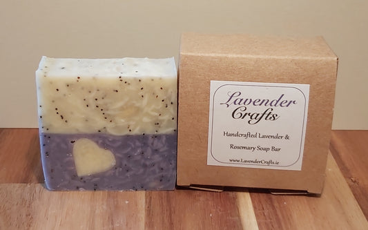 Handmade Lavender & Rosemary Scented Soap image 0