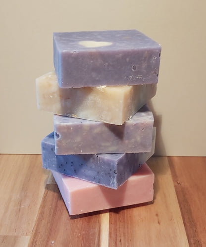 Handmade Pink Lavender Scented Soap