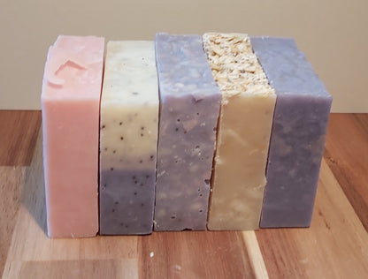 Handmade Pink Lavender Scented Soap