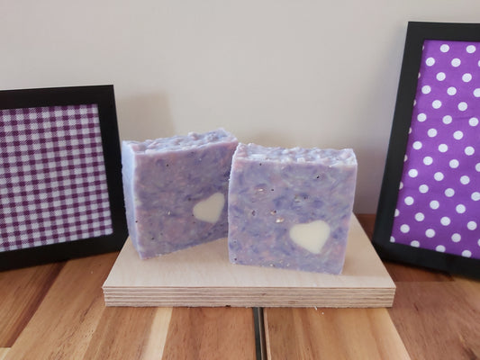 Handmade Lavender Motley Soap