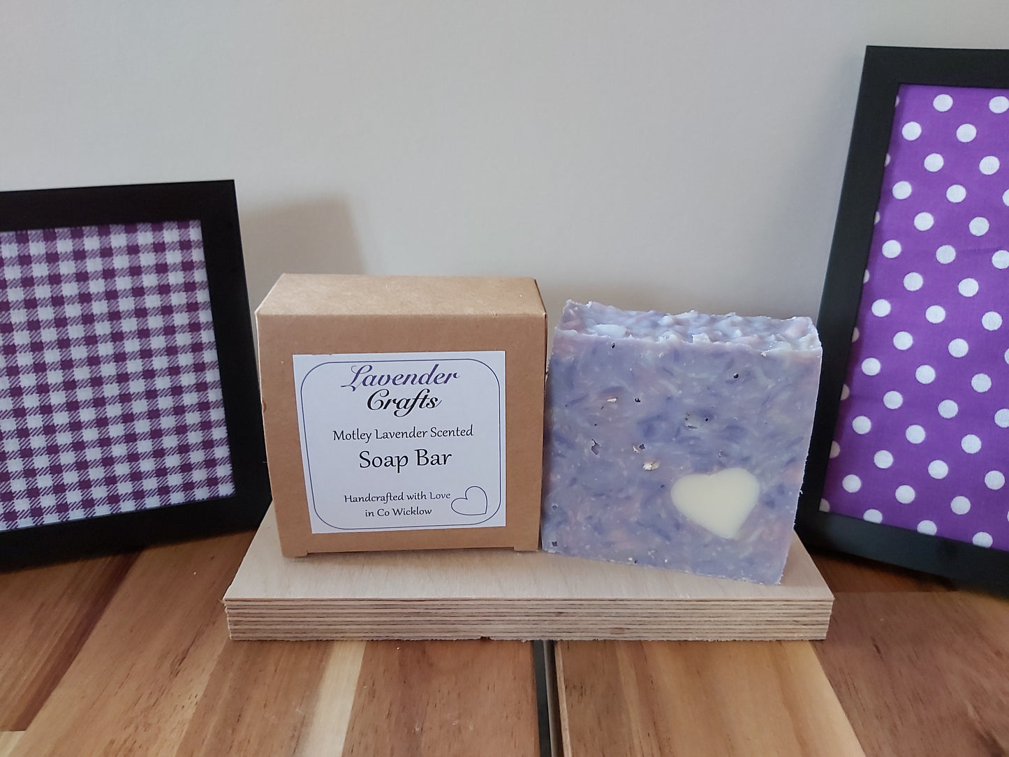 Handmade Lavender Motley Soap