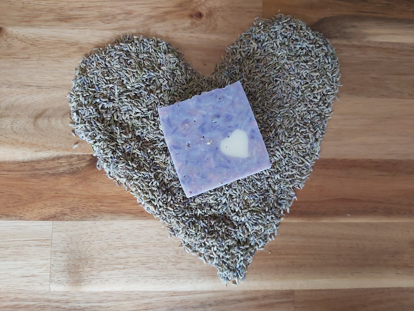 Handmade Lavender Motley Soap